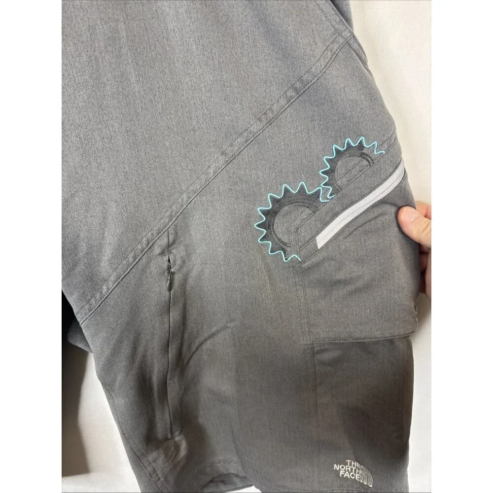 The North Face Amphib Hiking Shorts Gray Drainage River Trail‎ Mens XXL